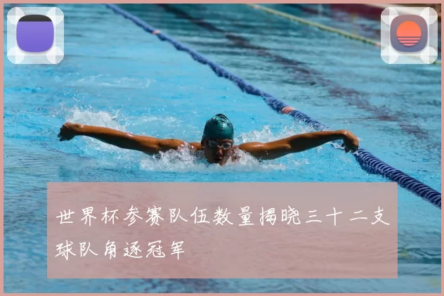 世界杯参赛队伍数量揭晓三十二支球队角逐冠军